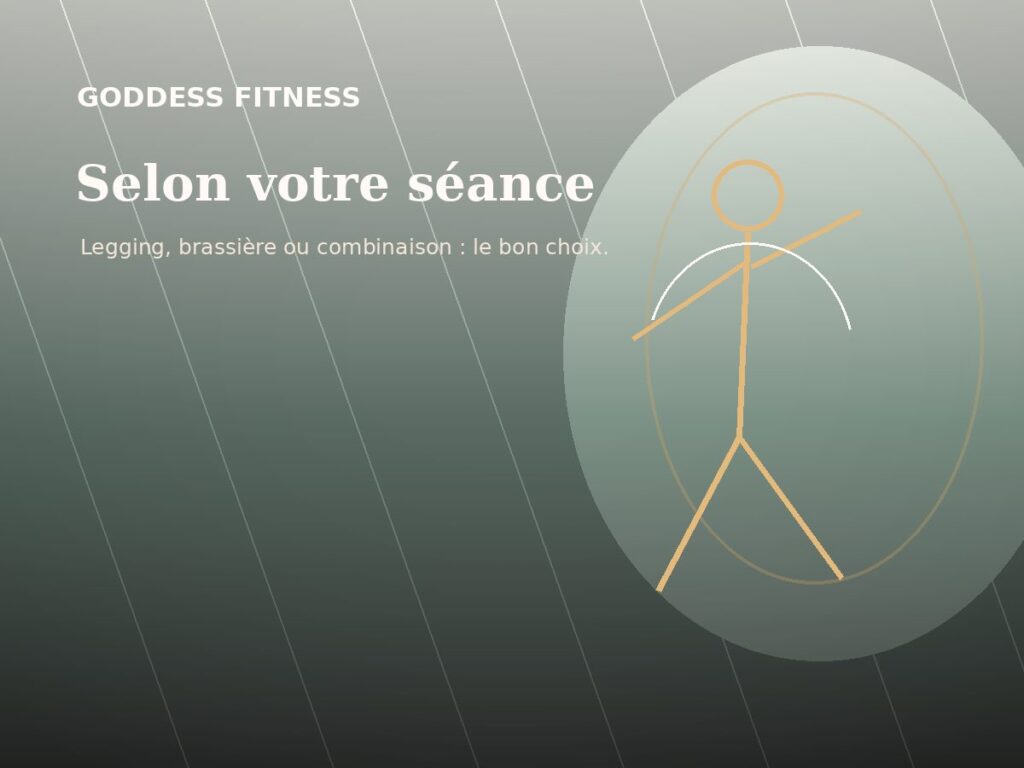 Legging, brassière ou combinaison : quelle pièce porter selon votre séance ? - Goddess Fitness
